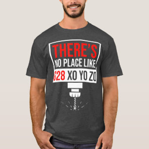 T-shirt Il n'y a pas de place G28 X0 Y0 Z0 Funny CNC Machi