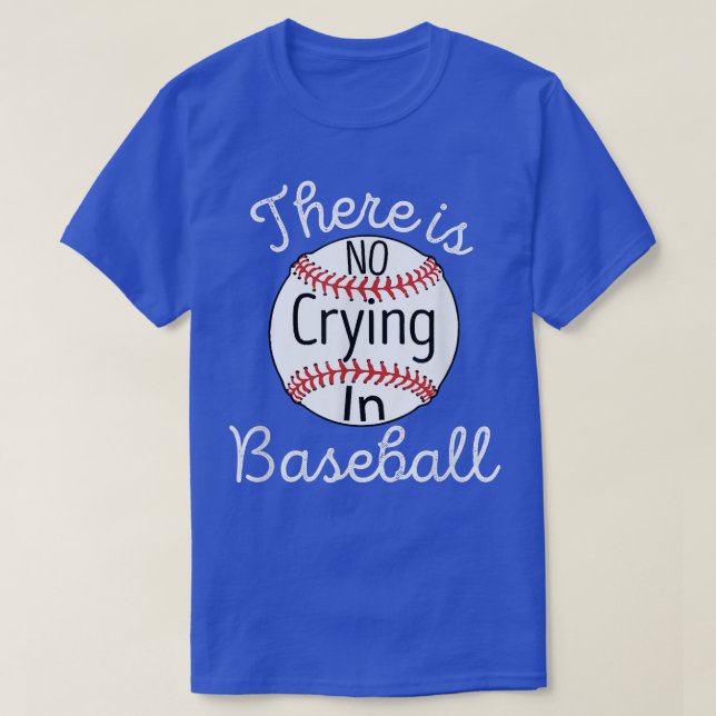 T-shirt Il N'Y A Pas De Pleurage Au Baseball Little Legue  (Design devant)