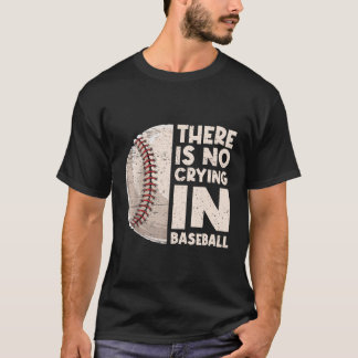 T-shirt Il N'Y A Pas De Pleurage Au Baseball Vintage Sport
