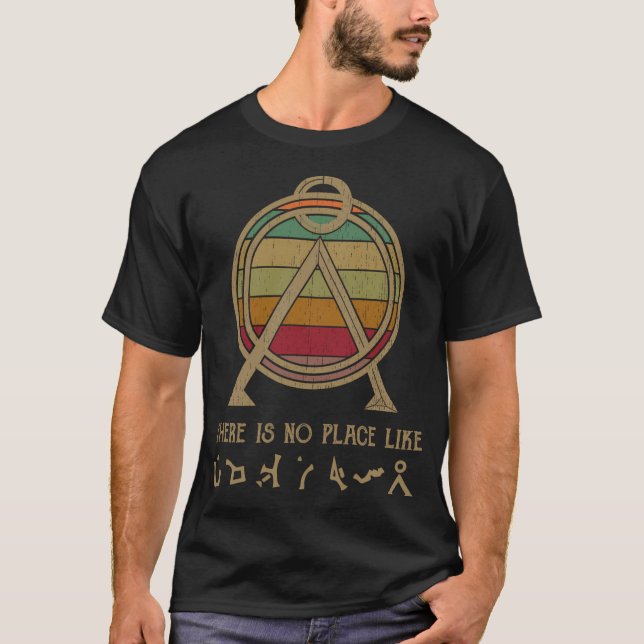 T-shirt Il N'Y A Pas D'Endroit Comme Accueil Chemise Starg (Devant)