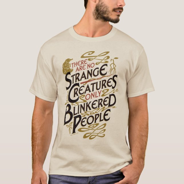 T-shirt Il N'Y A Pas D'Étrange Créatures (Devant)