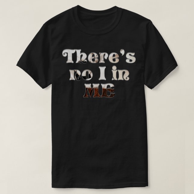 T-shirt Il n'y a pas moi en MOI (Design devant)