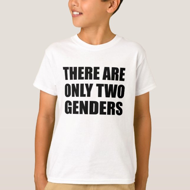 T-shirt Il n'y a que deux sexes (Devant)