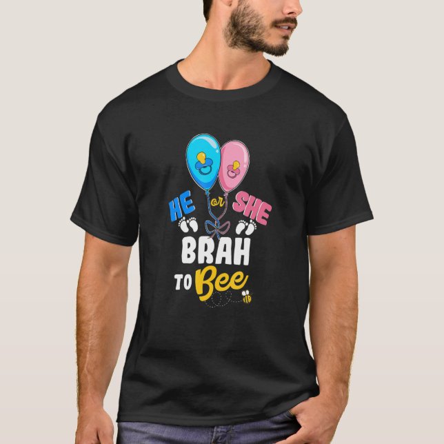T-shirt Il ou elle Brah à être le meilleur frère toujours  (Devant)
