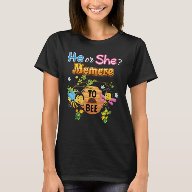 T-shirt Il Ou Elle Doit Être Sexe Révéler Bébé Moth (Devant)