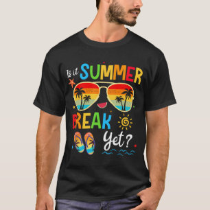 T-shirt Il Pause Été Pourtant Heureux Joyeux Jour De L'Éco