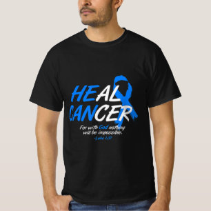 T-shirt Il peut guérir le cancer Ataxie Mois de sensibilis