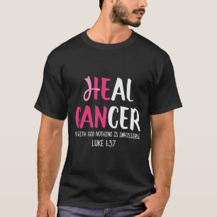 T-shirt Il peut guérir le cancer du sein Sensibilisation a