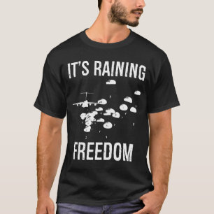 T-shirt Il pleut Liberté Premium Parachutiste aéroporté