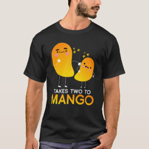 T-shirt Il prend deux au tango de fruit de mangue