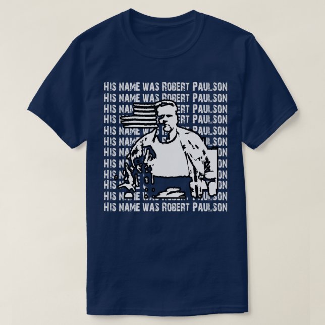 T-shirt Il s'appelait Robert Paulson (Design devant)