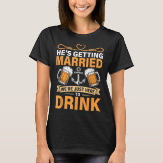 T-shirt Il Se Marier Groomsmen Amoureux Bachelor Party