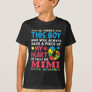 T-shirt Il y a ce garçon qu'il m'appelle Sensibilisation s