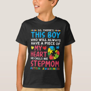 T-shirt Il y a ce garçon qu'il m'appelle Stepmere Autism A