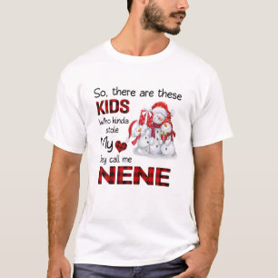 T-shirt Il y a ces enfants qu'ils m'appellent Nene Snowman