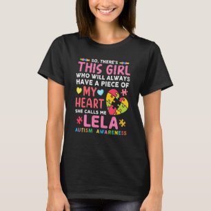 T-shirt Il y a cette fille qui m'appelle Lela Sensibilisat