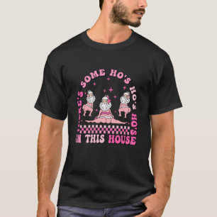 T-shirt Il y a des héros dans cette maison Pink Santa Clau