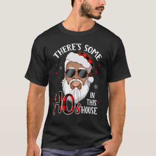 T-shirt Il y a des trous dans cette maison Funny Père Noël