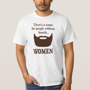 T-shirt Il y a un nom pour des personnes sans barbes…