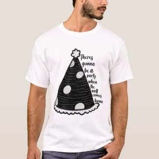T-shirt Il Y A Une Fête Quand Le Loup Rentre À La Maison