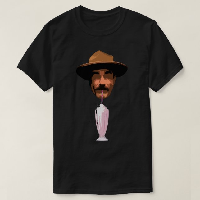 T-shirt Il Y Aura Du Sang - Lait Huile Essentiel T-Sh (Design devant)