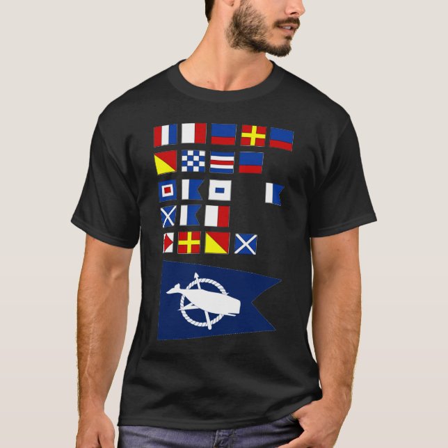 T-shirt Il y avait par le passé un homme de Nantucket (Devant)