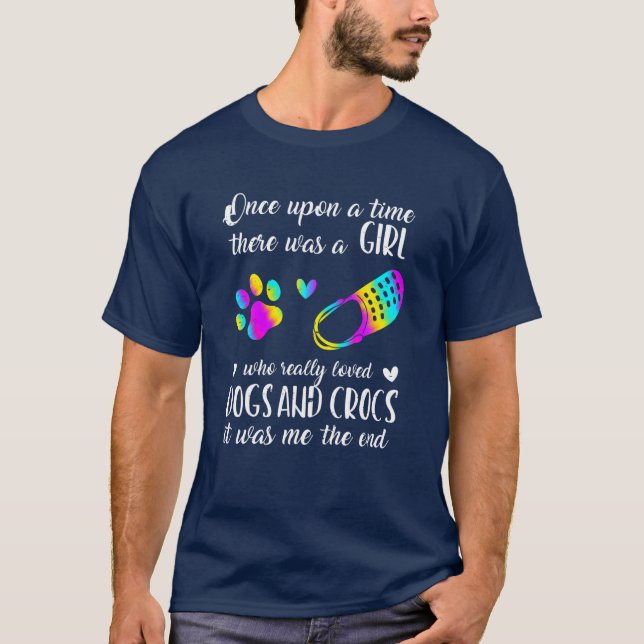 T-shirt Il Y Avait Une Fille Qui Aimait Vraiment Les Chien (Devant)