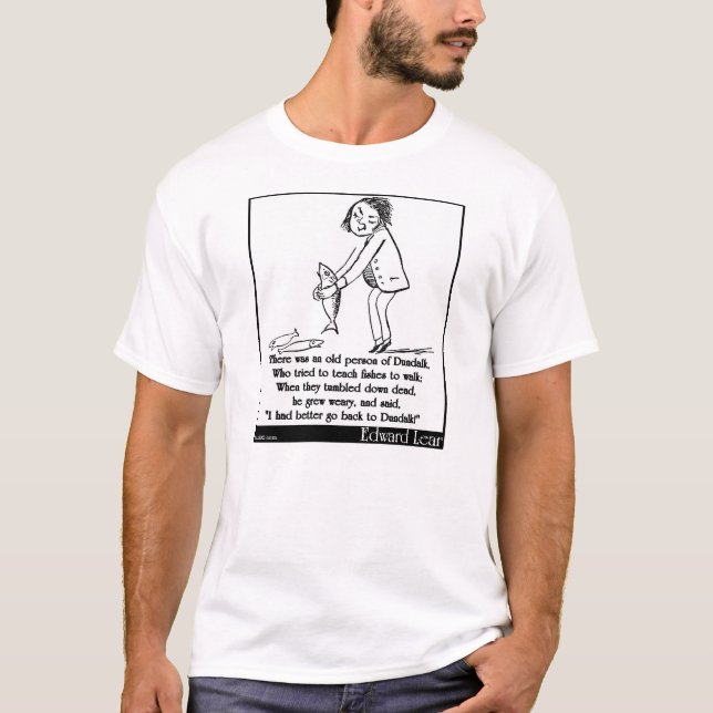 T-shirt Il y avait une personne âgée de Dundalk (Devant)