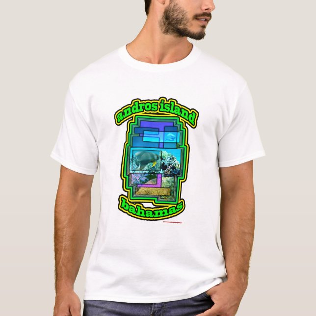 T-shirt Île Bahamas d'Andros (Devant)