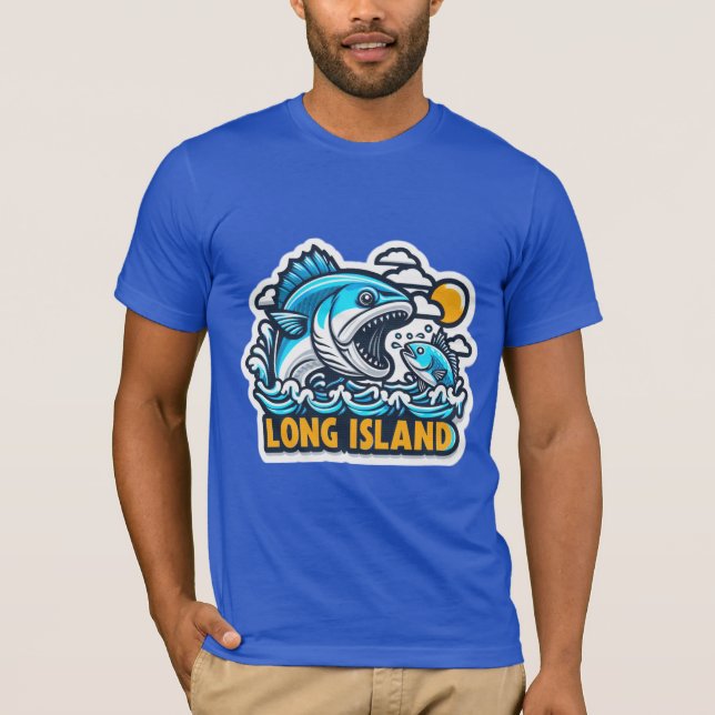 T-SHIRT ÎLE DE BLUEFISH-LONG 2 (Devant)
