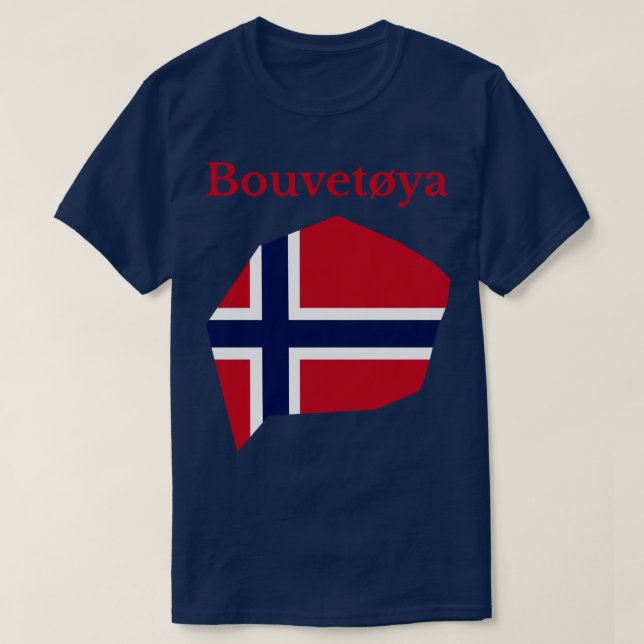 T-shirt Île de Bouvet Norvège (Design devant)