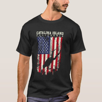 T-shirt Île de Catalina Fan Voyage Vacances Californie