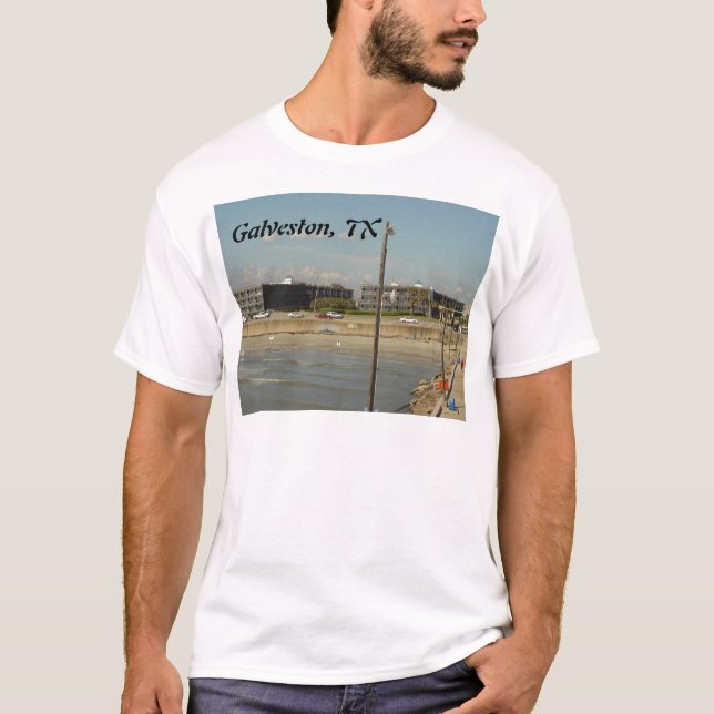T-shirt Île de Galveston, le Texas (Devant)