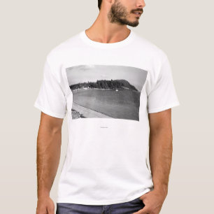 T-shirt Île de Lummi, WA - vue de photographie de baie de