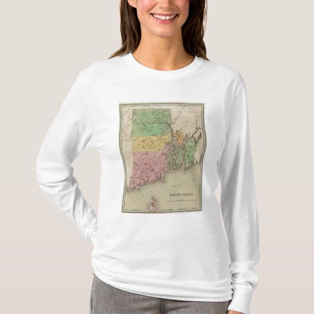 T-shirt Île de Rhode 11 (Devant)