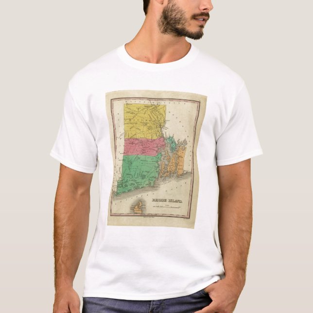 T-shirt Île de Rhode 5 (Devant)