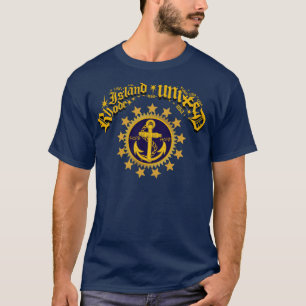 T-shirt Île de Rhode a uni