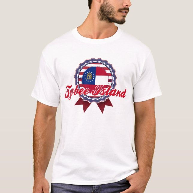 T-shirt Île de Tybee, GA (Devant)