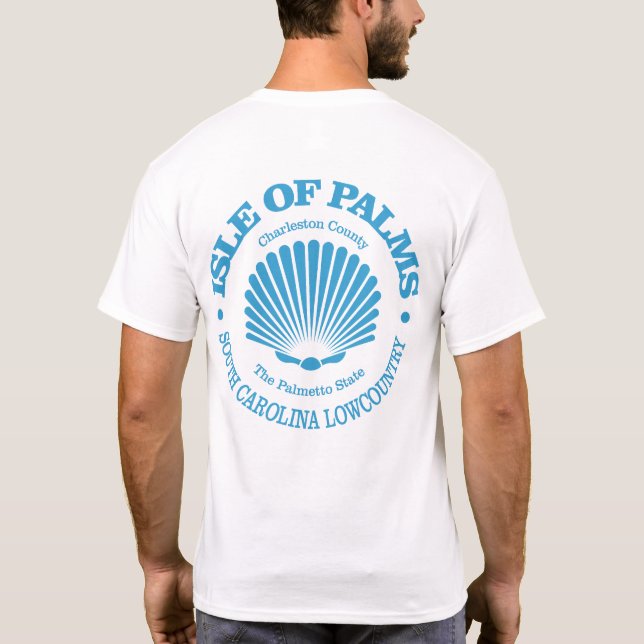 T-shirt Île des Palmes (coquillage) (Dos)