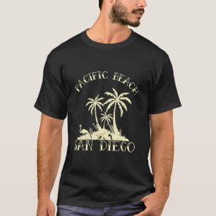 T-shirt Île des palmiers Plage Pacifique San Diego