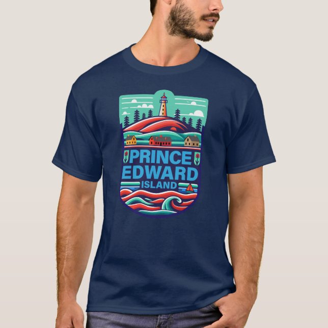 T-shirt Île-du-Prince-Édouard Canada (Devant)