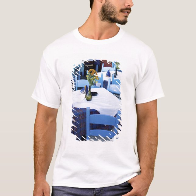 T-shirt Île grecque de Crète et vieille ville de La Chanée (Devant)