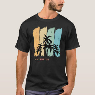 T-shirt Ile Maurice Voyage Vacances Souvenir Français C