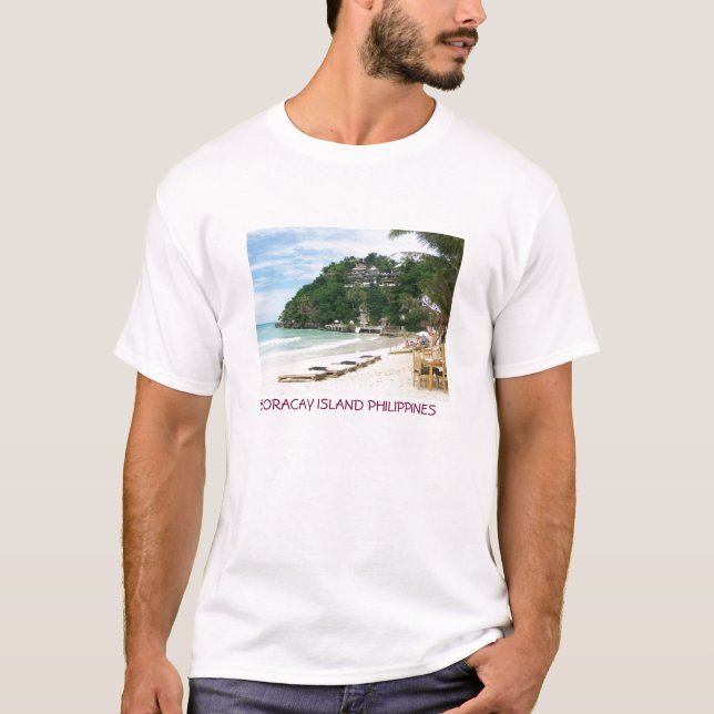T-SHIRT ÎLE PHILIPPINES DE BORACAY (Devant)