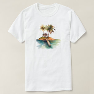 T-shirt Île Tropicale