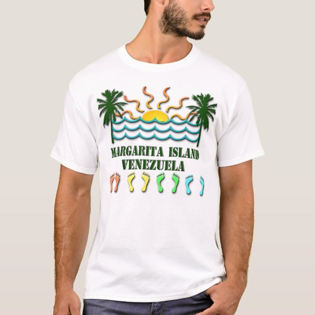 T-shirt Île Venezuela de margarita (Devant)