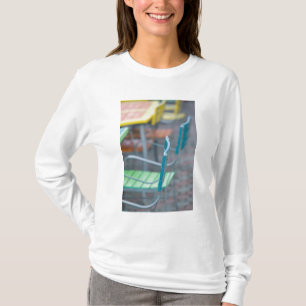 T-shirt Îles ABC, ARUBA, Palm Beach: Colorful Cafe 2