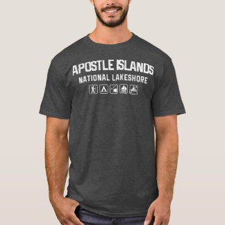 T-shirt Iles Apôtres National Lakeshore Wisconsin