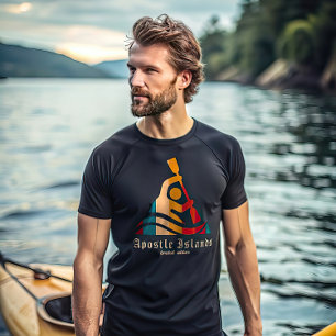T-shirt Iles Apôtres Rétro Kayak