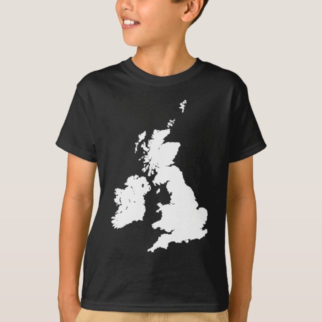 T-shirt Îles britanniques dans le blanc (Devant)